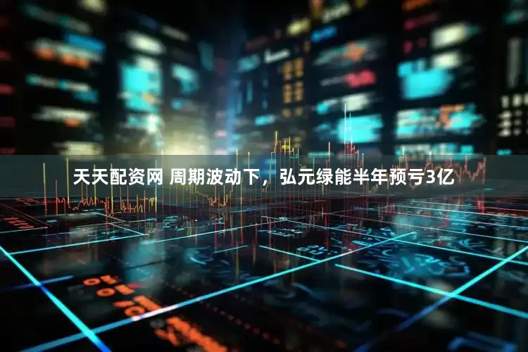 天天配资网 周期波动下，弘元绿能半年预亏3亿