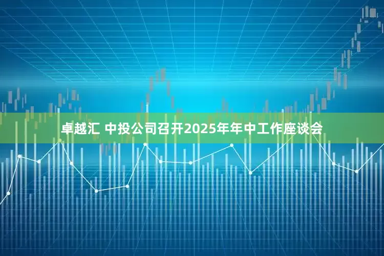 卓越汇 中投公司召开2025年年中工作座谈会