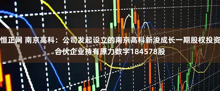 恒正网 南京高科：公司发起设立的南京高科新浚成长一期股权投资合伙企业持有原力数字184578股